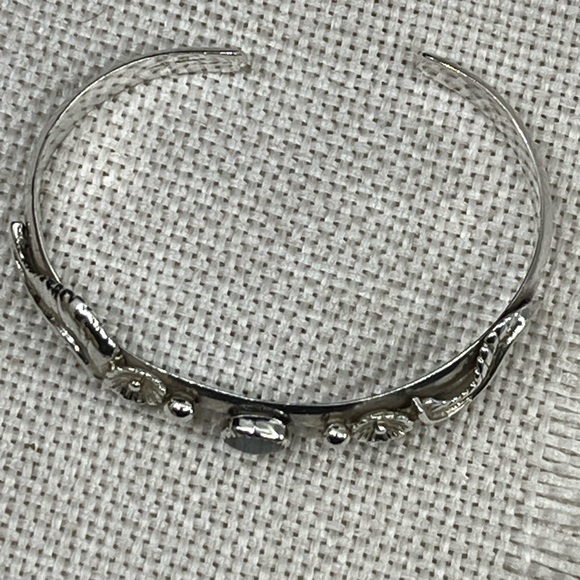 Vintage 90s Sterling Silver Handmade Cuff Bracelet – Florida Keys Design - Picture 6 of 17